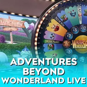 Adventures Beyond Wonderland Live, mesa en vivo de Playtech