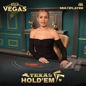 Texas Hold'em Multiplayer, mesa en vivo de LiveVegas