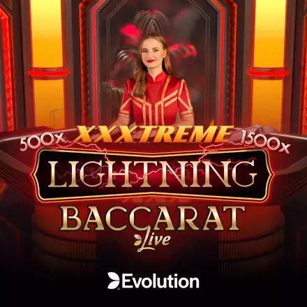 XXXtreme Lightning Baccarat, mesa en vivo de EVOLUTION