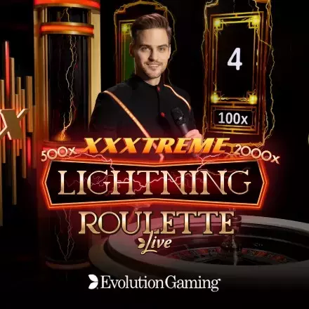 XXXtreme Lightning Roulette, mesa en vivo de EVOLUTION