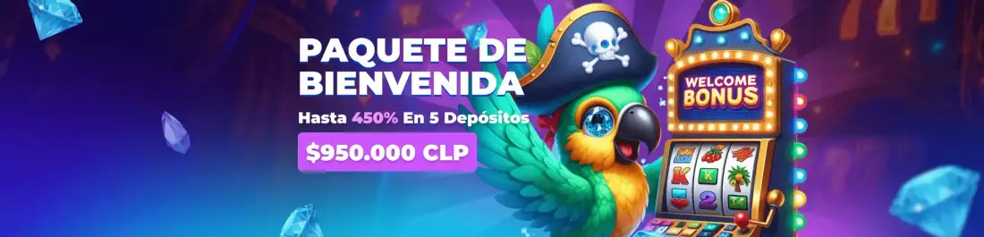 Paquete de Bienvenida de Casino del 450%