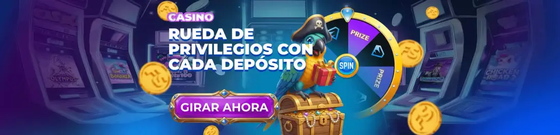 Gira la Rueda de Privilegios y gana en grande.