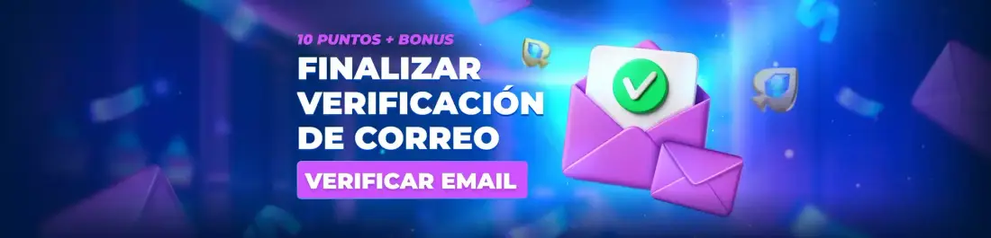 Verifica tu email ahora y reclama tu recompensa.